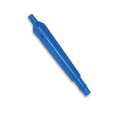 Disposable suction handle with regulation hole for disposable suction tubes, sterile